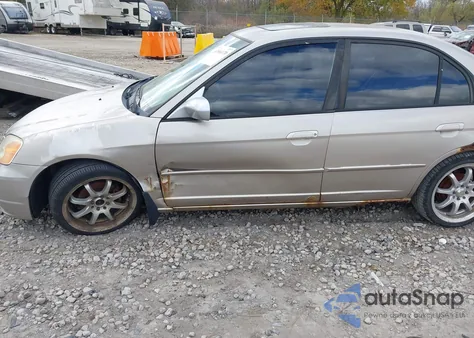 2002 Honda Civic Ex z USA, uszkodzony, nr VIN 1HGES26722L082204